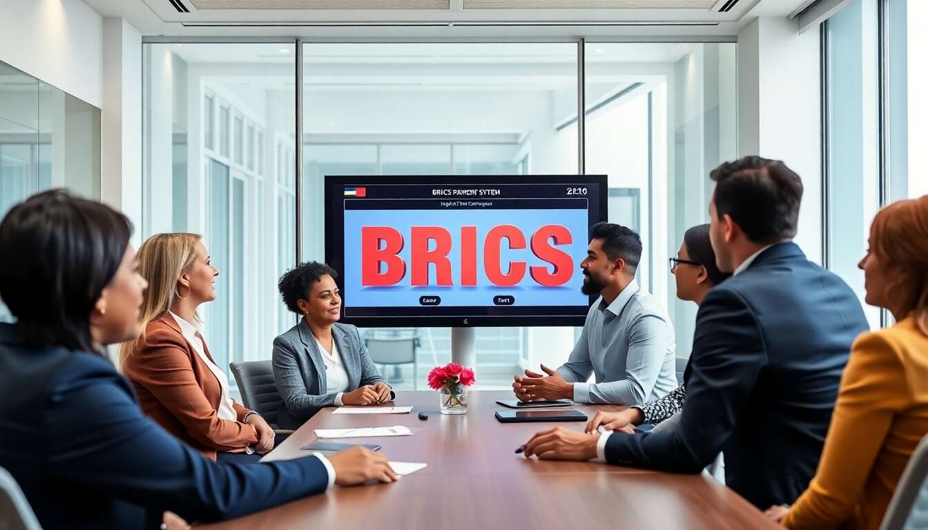 Développement du système de paiement numérique brics