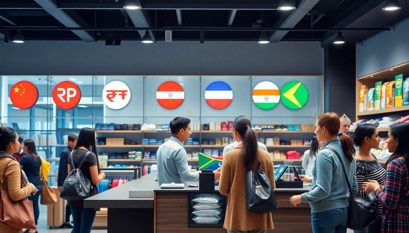 How to Accept Brics Currency in Physical Retail Stores