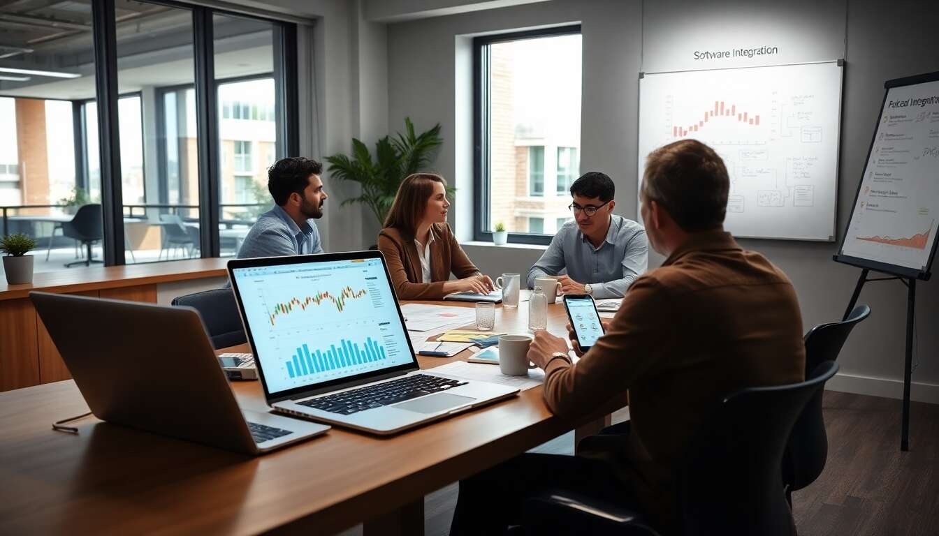 Intégration des solutions de paiement avec les logiciels de gestion